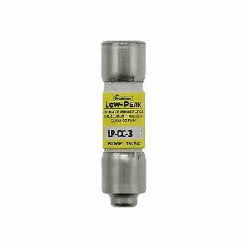 BUSSMANN Fuse Class CC 3A LP-CC Series, 1CX55