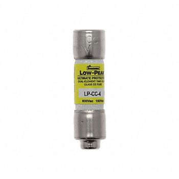 BUSSMANN Fuse Class CC 4A LP-CC Series, 1CX59