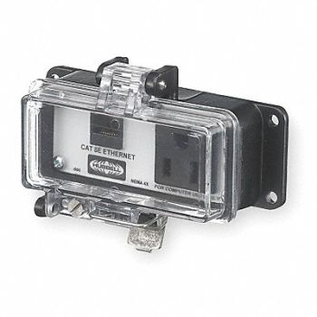 HUBBELL WIRING DEVICE-KELLEMS Access Port Power And Data NEMA 4X, 1CXG4