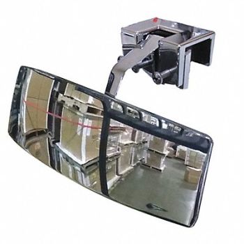 GRAINGER APPROVED Vehicle Rear View Mirror 2x8 In, 1CZB7