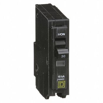 SQUARE D Circuit Breaker 30A Plug In 120/240V 1P, 1D239
