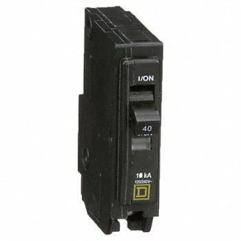 SQUARE D Circuit Breaker 40A Plug In 120/240V 1P, 1D243