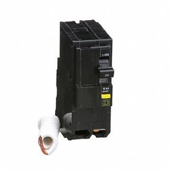SQUARE D Circuit Breaker 20A Plug In 120/240V 2P, 1D304