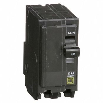 SQUARE D Circuit Breaker 40A Plug In 120/240V 2P, 1D311