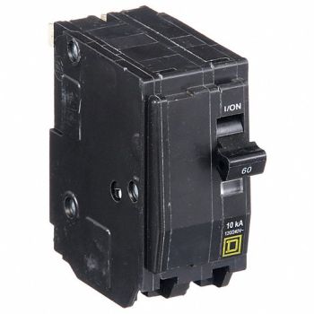 SQUARE D Circuit Breaker 60A Plug In 120/240V 2P, 1D315