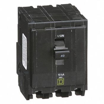 SQUARE D Circuit Breaker 40A Plug In 120/240V 3P, 1D326
