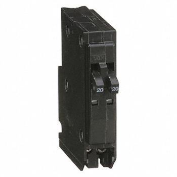 SQUARE D Circuit Breaker 20A Plug In 120/240V 1P, 1D337