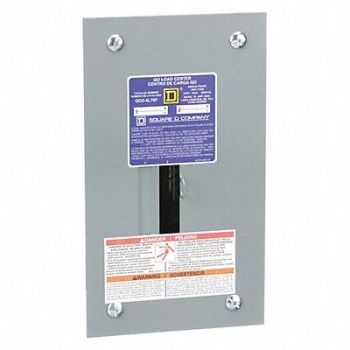 SQUARE D Load Center 70A Lug 1 Phase 2 Spaces, 1D388