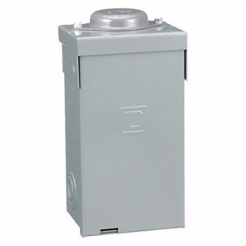 SQUARE D Load Center 70A Lug 1 Phase 2 Spaces, 1D389