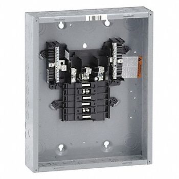 SQUARE D Load Center 125A Lug 3 Phase 12 Spaces, 1D400