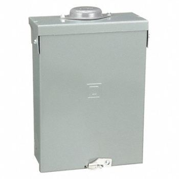 SQUARE D Load Center 100A Lug 1 Phase 6 Spaces, 1D520