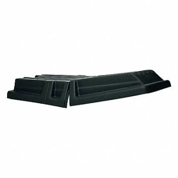 RUBBERMAID COMMERCIAL PRODUCTS Tilt Truck Lid Black Fits 13-1/2 cu ft., 1D654