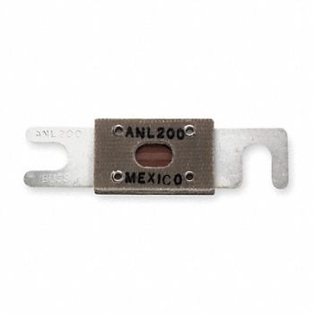 BUSSMANN Limiter Fuse ANL Series 200A 80VDC, 1DC56
