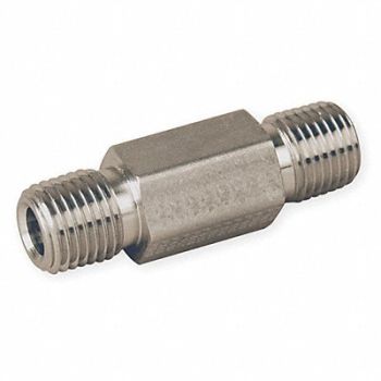 PARKER Hex Long Nipple 316 SS 1/2 in MNPT, 1DFW4