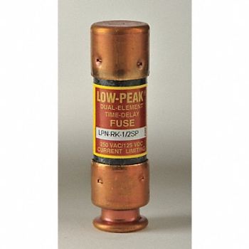 BUSSMANN Fuse Class RK1 1/2A LPN-RK-SP Series, 1DG98