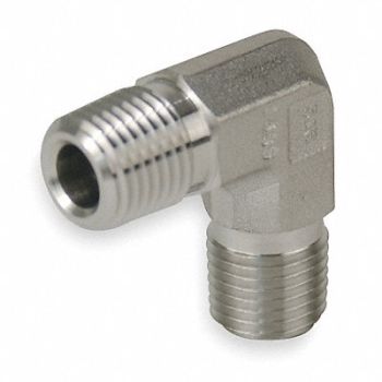 PARKER 90 Elbow Carbon Steel 1/2 in MNPT, 1DGG9