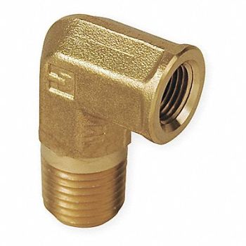 PARKER 90 Street Elbow Brass 1/2 in NPT, 1DGJ8