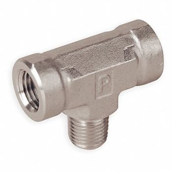 PARKER Branch Tee 316 SS 1/8 in 5500 PSI, 5UNH4