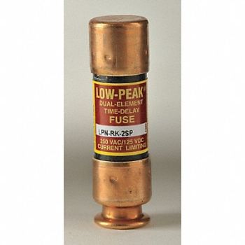 BUSSMANN Fuse Class RK1 2A LPN-RK-SP Series, 1DH06