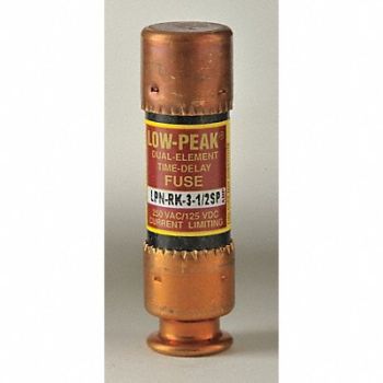 BUSSMANN Fuse Class RK1 3-1/2A LPN-RK-SP Series, 1DH07