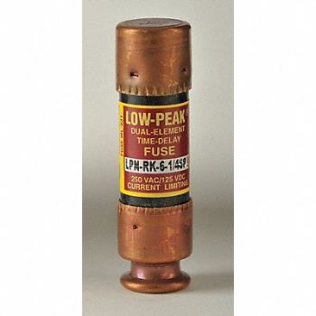 BUSSMANN Fuse Class RK1 6-1/4A LPN-RK-SP Series, 1DH15