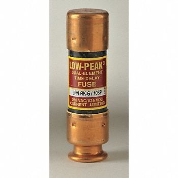 BUSSMANN Fuse Class RK1 6/10A LPN-RK-SP Series, 1DH16
