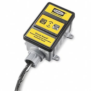 HUBBELL WIRING DEVICE-KELLEMS Hard Wired GFCI 30 A Yellow 240VAC, 1DJF6