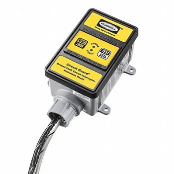 HUBBELL WIRING DEVICE-KELLEMS Hard Wired GFCI 30 A Yellow 120/208VAC, 1DJG2