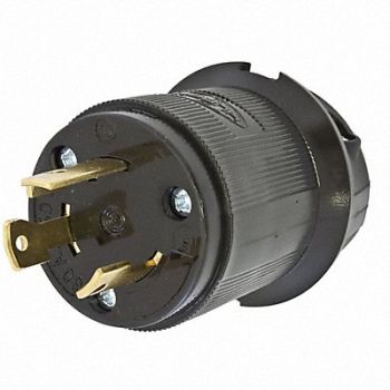 HUBBELL Plug 250VAC 30A L6-30P 2P 3W 1PH, 1DJJ9
