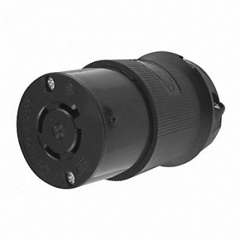 HUBBELL Connector 125/250VAC 20A L14-20R 3P 4W, 1DJK7