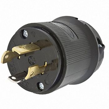 HUBBELL Plug 125/250VAC 30A L14-30P 3P 4W 1PH, 1DJK8