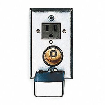 BUSSMANN Plug Fuse Holder 2-3/4 Switch 15A, 1DK48