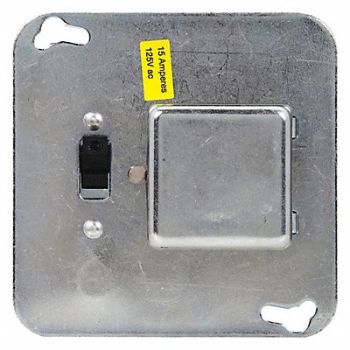 BUSSMANN Plug Fuse Holder 4 Square 15A, 1DL58