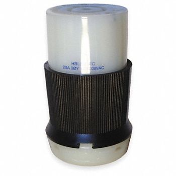 HUBBELL Connector 120/208VAC 20A L21-20R 4P 5W, 1DNW1