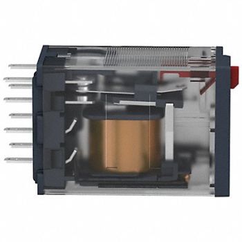 SCHNEIDER Gen Purpose Relay 8 Pin Square 240VAC, 1DPY5