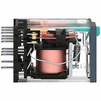 SCHNEIDER Gen Purpose Relay 11 Pin Square 24VDC, 1DPY7