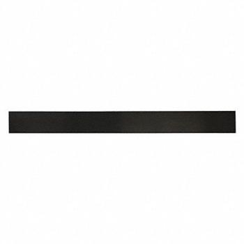 GRAINGER APPROVED Silicone Strip 50A 36 x2 x0.25 Black, 43Z089