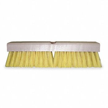 TOUGH GUY Deck Brush 12 in L Beige, 1DU74