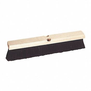 TOUGH GUY Floor Brush Head Threaded 12 Sweep Face, 1DU75