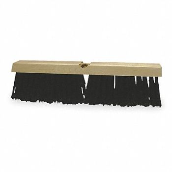 TOUGH GUY Floor Brush Head Threaded 14 Sweep Face, 1DU84