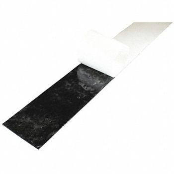 GRAINGER APPROVED Silicone Strip 50A 36 x4 x0.25 Black, 43Z097