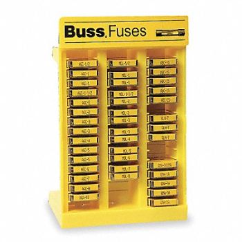 BUSSMANN Glass Fuse Kit 205 ABC AGC GLH GMA MDL, 1DW56