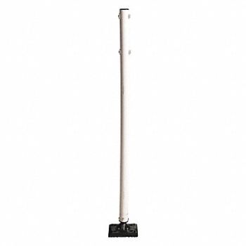 BRADY Sign Base w/Post Square Base Shape, 1DYJ5