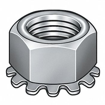 GRAINGER APPROVED LkNt ETWshr SStl 1/4 -20 0.5781in 50PK, 4EGA5