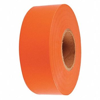 GRAINGER APPROVED Flagging Tape Orange 300 ft x 1-3/16 In, 1EC25