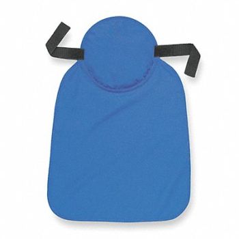 CHILL-ITS BY ERGODYNE Cooling Pad with Neck Shade Cotton Blue, 1EC85