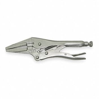 WESTWARD Locking Plier Plain Grip 4 L, 1ECF1