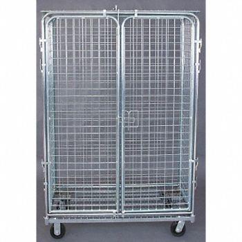 GRAINGER APPROVED Wire Security Cart 1800 lb 48-1/2 L, 1ECG6