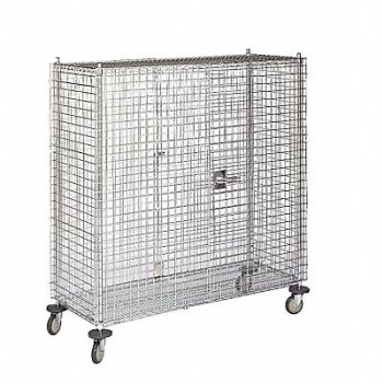 GRAINGER APPROVED Wire Security Cart 900 lb 60 in L, 1ECH1