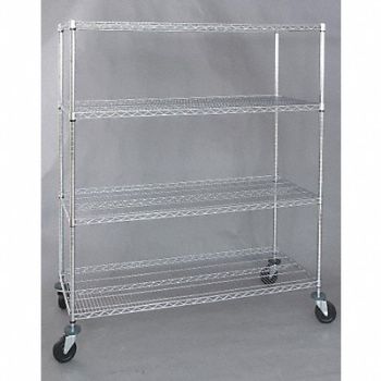 GRAINGER APPROVED Wire Shlvng 60x69x24in Shlf Cap 150lb, 1ECJ1
